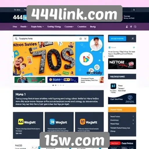 Avaliação da interface do site 444link